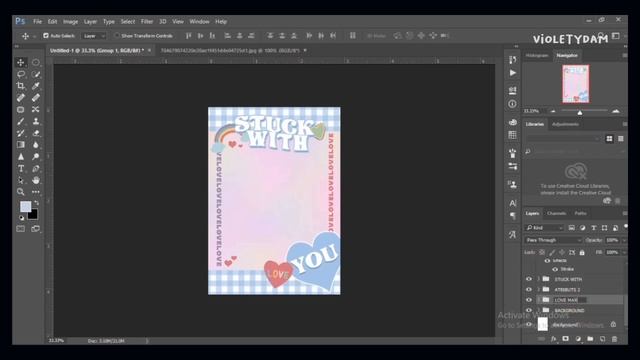 Design KPOP Photocard Holder | Photoshop смотреть онлайн