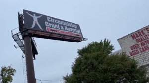 An Intactivist Billboard in Buffalo New York