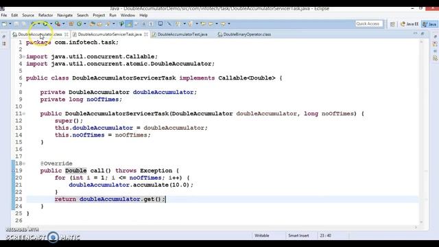 DoubleAccumulator in java 8 new class смотреть онлайн