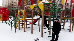 ВЛОГ ПРЫГАЕМ В ПАРКЕ ПАРКУР И ВОРКАУТ