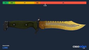 Bowie Knife Lore - Skin Float And Wear Preview