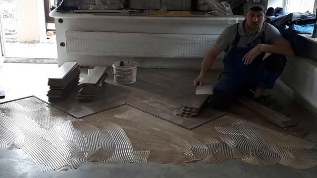 Английская ёлка KRONOTEX HERRINGBONE на этом объекте скрипеть НЕ БУДЕТ!!!