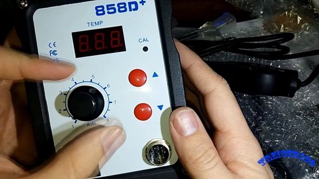 Паяльный фен 858D+. Хороший и не дорогой смотреть онлайн