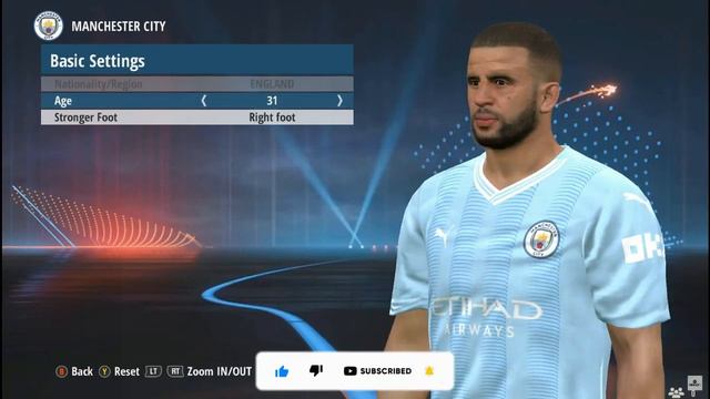 PES 2017 New Manchester City Face Pack Season 23-24 смотреть онлайн