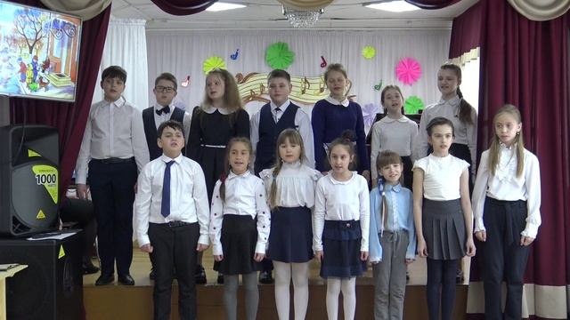"Весенняя песенка", Музыка Ж. Металлиди, слова Л. Токташевой.