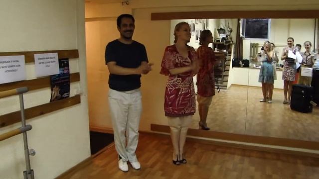 Торжественные проводы Эрнана и Кайсы на последнем занятии по танго. 28 июня 2013 года. смотреть онлайн