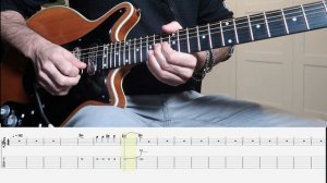 Queen '39 guitar lesson tutorial Harmonies Tab Brian May