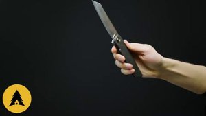 Складной нож Дракон сталь нерж. ламинат, рукоять титан (Чебурков А.И.)