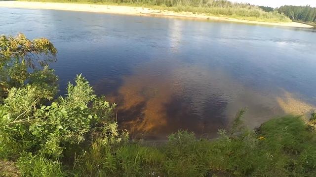 Рыбалка на реке Лозьва  (п. Полуночное,  с.  Юркино)