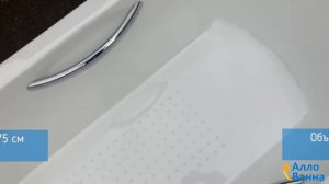 Обзор чугунной ванны Jacob Delafon Biove 170x75 с ручками