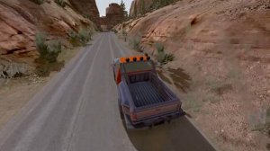 Автомобили разлетаются на куски после попадания снаряда-BeamNG drive