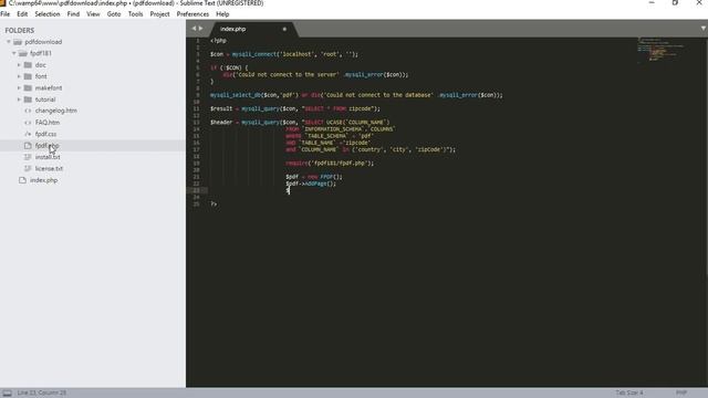 PHP:: How to download PDF file with php code смотреть онлайн