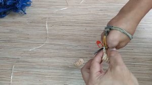 Игрушка крючком. МК Домовенка из полипропилена