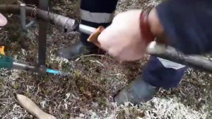 Монтаж свинцовой муфты ч 7