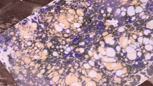 Мастер-класс "Эбру и мраморная бумага. Основные виды узоров"