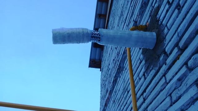 Утеплитель для газовой трубы, коаксиальная труба.