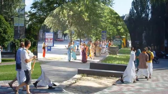 Шествие Кришнаитов.avi
