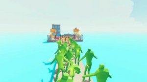 Zombie 100 Units vs Army Soldier - Totally Accurate Battle Simulator TABS