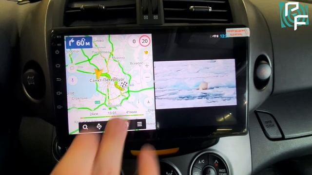 #Штатная_магнитола #Parafar для #Toyota #Rav4 (2006-2012) на Android 9.0 #PF018-1QLedXHD