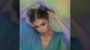 Как сделать два пучка на длинные волосы☺️☺️☺️