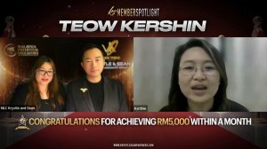 Teow Kershin - RM5,000 Gold Club Success Sharing (VKids Trend Online Education Business)