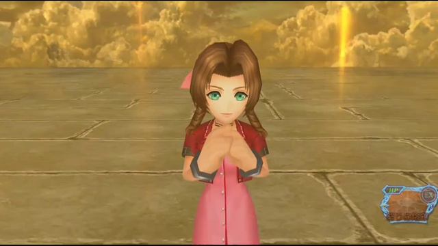 Tifa Aerith and Cissnei Final Boss Battle DFFOO