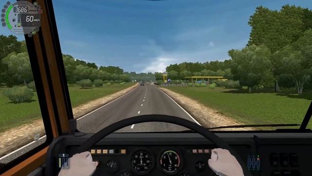 City Car Driving-ПЕРВОЕ ВОЖДЕНИЕКАМАЗ-5511 ПОСЛЕ ПОЛУЧЕНИЯКАТЕГОРИИ С ОБЗОР ОТ ПЕРВОГО ЛИЦА.