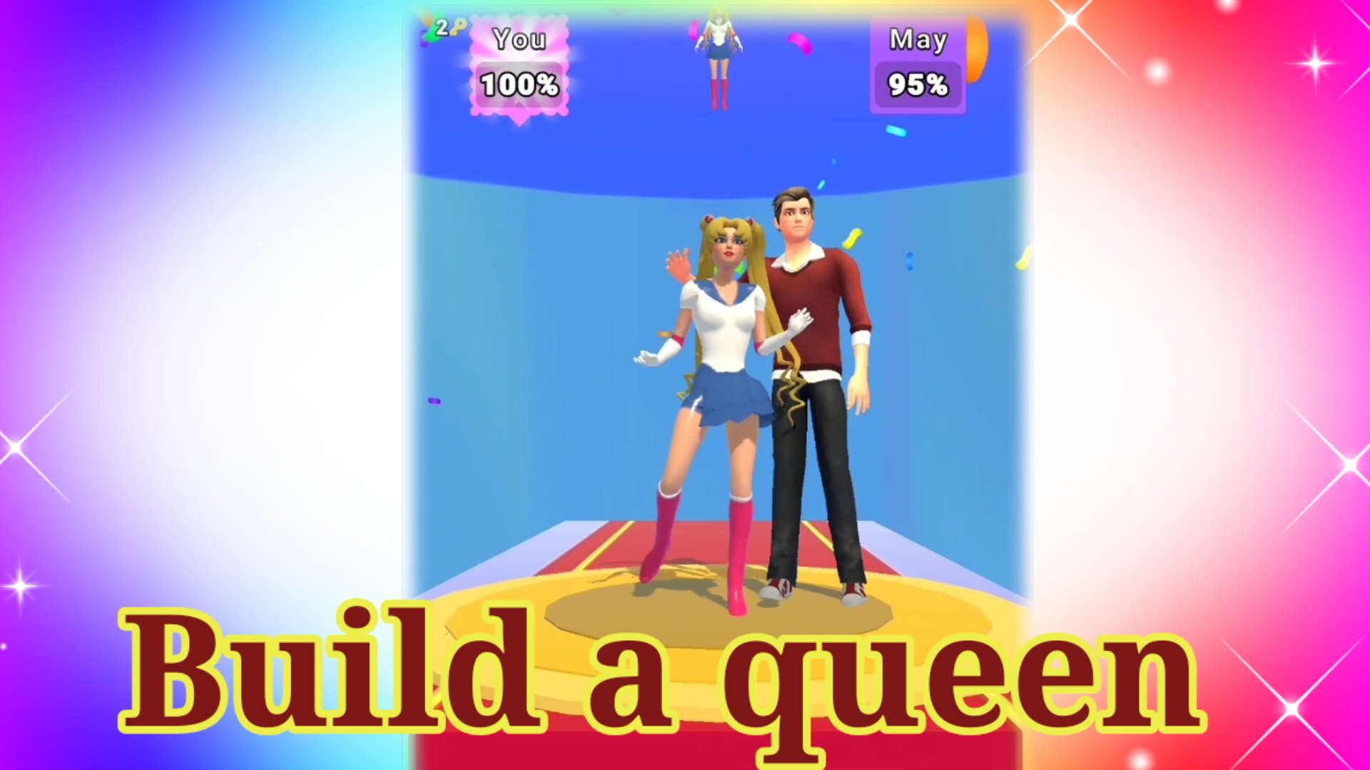 Играю в &quot;Build a queen&quot;, Создайте королеву https://rutube...