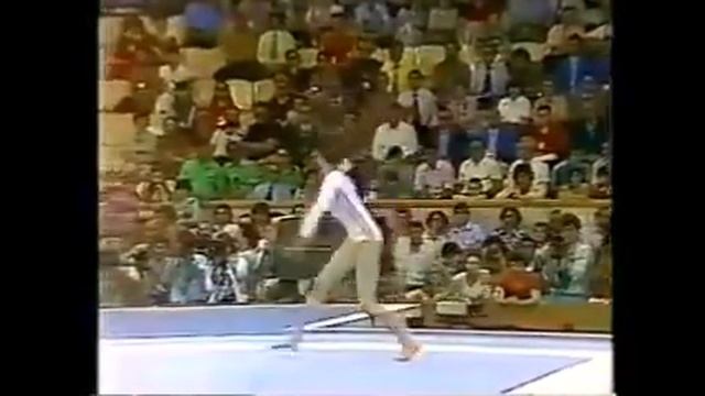 Nadia Comaneci ROM Floor Event Final 1980 Moscow RARE смотреть онлайн