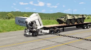 Автомобиль против Цепи #7 - реалистичный симулятор аварии Бименджи Драйв игры на пк. BeamNG drive ga