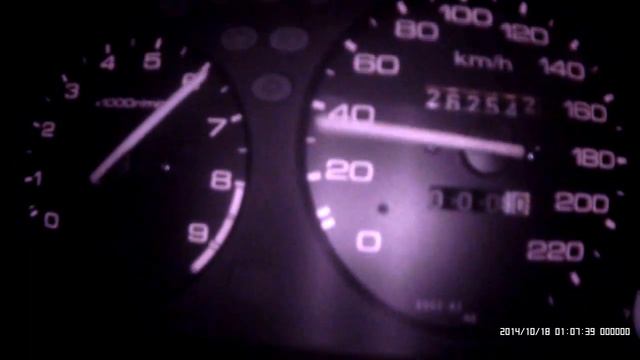 Honda Civic 1.6 Vti 160HP VTEC acceleration 0-100 km/h смотреть онлайн
