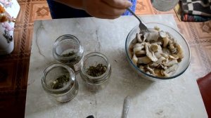 Вешенки консервированные, маринованные.