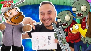 PLANTS vs ZOMBIES и ПАПА РОБ: ЗОМБИ против КАБАЧКОВ!