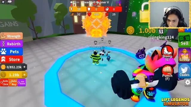 Lifting Legends Simulator | ROBLOX | BUMUBUHAT NG MUNDO! смотреть онлайн