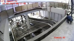 Монтаж эскалаторов OTIS в действующем ТЦ Авиапарк в Москве