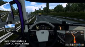 Руль SVEN GC-W900 в игре Euro Truck Simulator 2