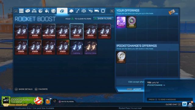 I COMPLETED THE FULL STRIKER APEX SET ON ROCKET LEAGUE 1 OF 4 IN WORLD ON PS4 смотреть онлайн