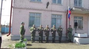 Подъем российского флага в городе Каменка-Днепровская
