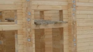 Как проводиться строительство дома из клееного бруса