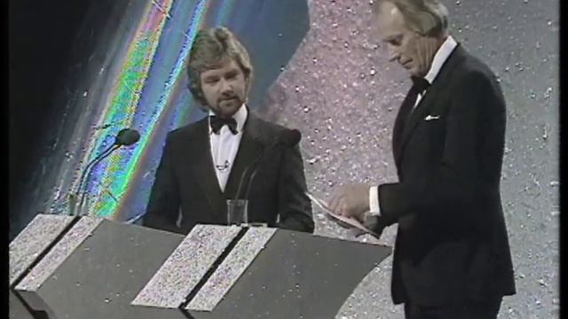 Trevor Horn wins Best British Producer presented by George Martin | BRIT Awards 1985