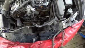 Lexus GS300. Замена обводного ремня.