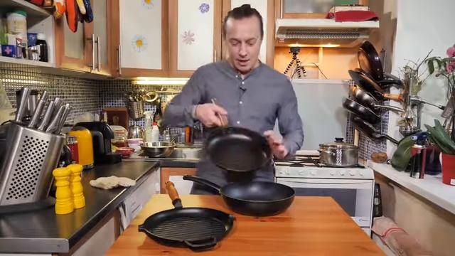 Как выбрать сковородку Три варианта ЧУГУН  Алюминий  и  ЖЕЛЕЗО .-ТОВАРЫ ДЕШЕВО ССЫЛКА ПОД ВИДЕО ? смотреть онлайн