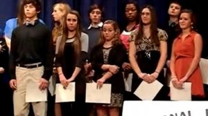 Stoughton High School - 2012 National Honor Society Induction Ceremony - 11/28/12 - Part 3