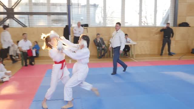 Kyokushin каратэ Bloody кумите