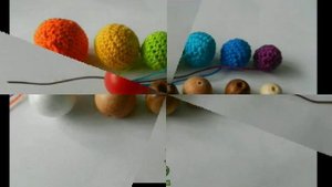 Гусеница,вяжем крючком.