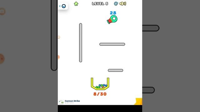 Cannon strike game - Fun game for kids смотреть онлайн