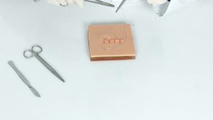 Лоскут - наложение внутрикожного шва