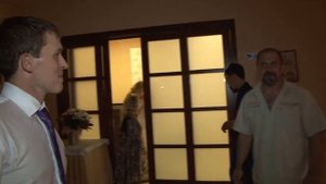Благодарность ведущим от молодожёнов.