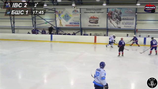 ХК ICE BULLS C - ХК БЕЛЫЙ ШКВАЛ СЕВЕР 26.02.2023 1/2 ФИНАЛА 2022/2023 МОСЛИГА