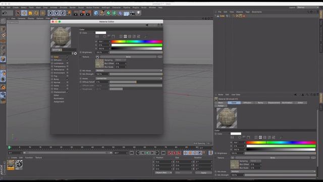 How to rotate a texture in Cinema 4D